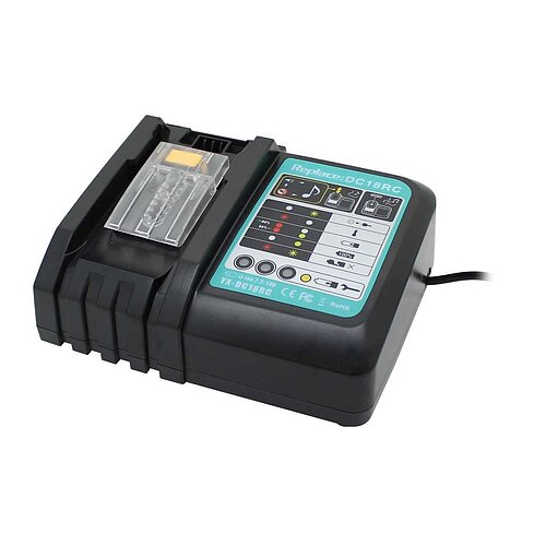 Tischladegerät für Makita BL1430 und BL1830 mit 3Ah Ladestrom ersetzt Makita DC18RC Tischladegerät für Makita BL1430 und BL1830 mit 3Ah Ladestrom ersetzt Makita DC18RC