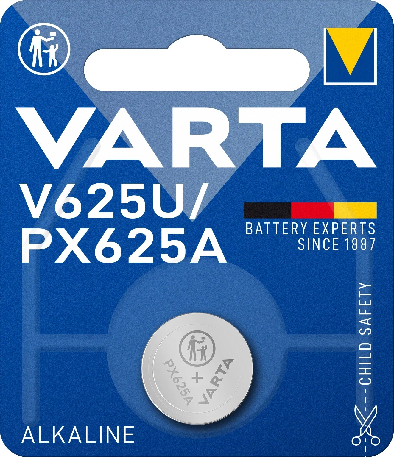 5x Varta V625U PX625A LR9 Alkaline 1,.5V Batterie
