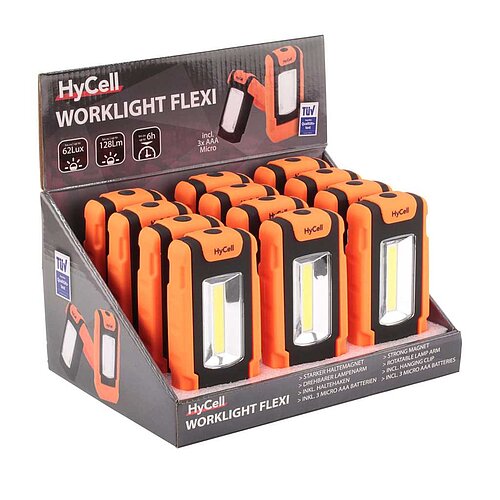 HyCell COB LED Worklight Flexi 1600-0127 Display