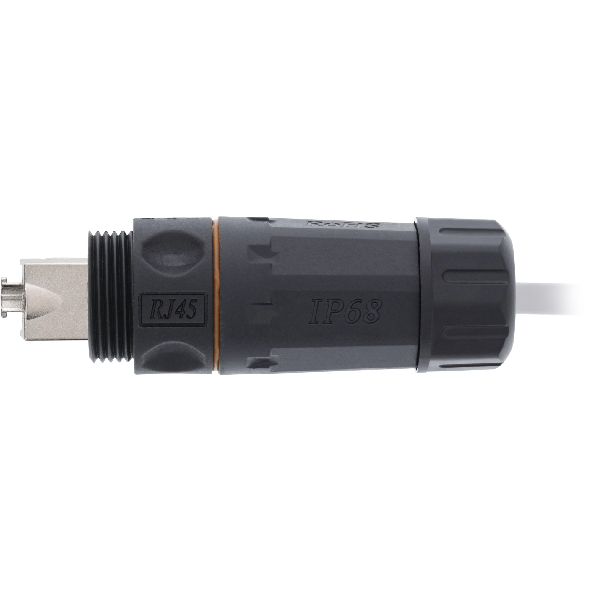 Inline® Kabelverbinder Cat.6A wasserdicht IP68, mit LSA-Technik, geschirmt