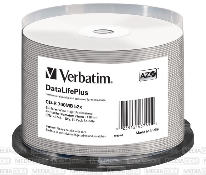 CD-R 80min/700MB/52x Cakebox (50 Disc)