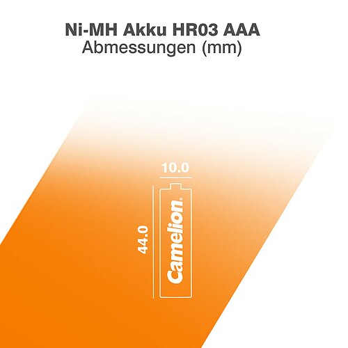 2x Camelion NiMH AAA Micro 800mAh HR03 Classic Akku 2x Camelion NiMH AAA Micro 800mAh HR03 Classic Akku