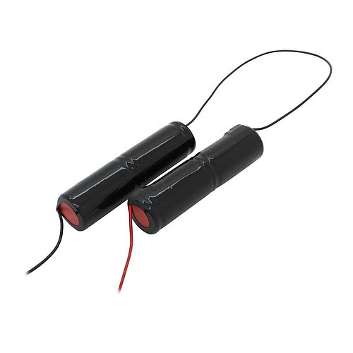 Notleuchtenakku NiMH 4,8V 4000mAh L2x2 Baby C mit 200mm Kabel beidseitig ersetzt RPower 4.8V 5000mAh Notleuchtenakku NiMH 4,8V 4000mAh L2x2 Baby C mit 200mm Kabel beidseitig ersetzt RPower 4.8V 5000mAh