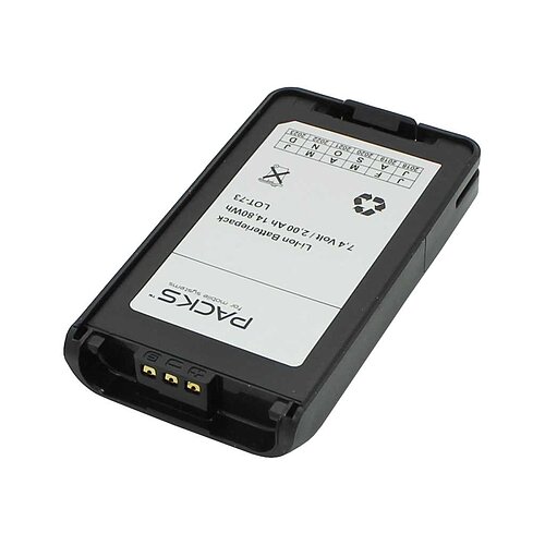 Funkakku LiIon 7,4V 2000mAh ersetzt KENWOOD Funkakku LiIon 7,4V 2000mAh ersetzt KENWOOD