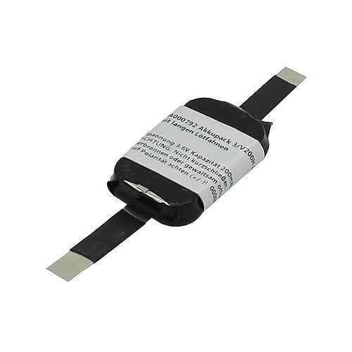 Akkupack NiMH 3,6V 200mAh 3/V200H 045 mit langen Lötfahnen ersetzt VRI 75620403019