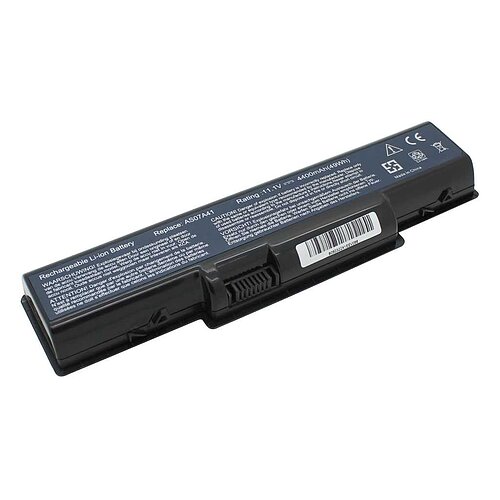 Laptopakku LiIon 11,1V 4400mAh ersetzt Acer AS07A31
