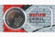 Maxell CR2032 Lithium Knopfzelle 3V - 1 Batterie aus