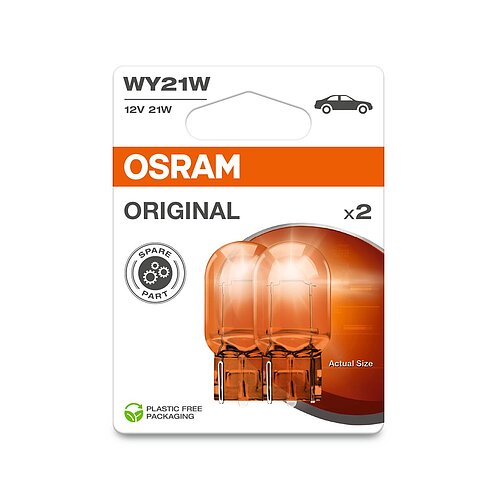 WY21W 12V 21W WX3x16d (gelb) Blister 2St. OSRAM