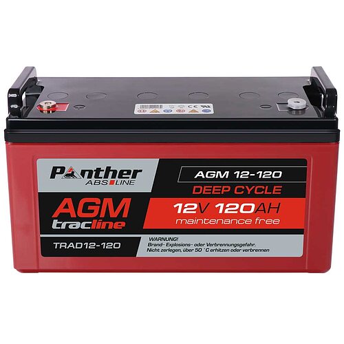 Panther tracline AGM Deep Cycle 12V 120Ah