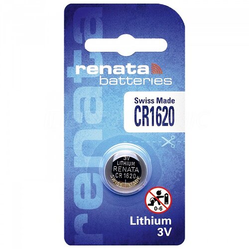 10x Renata CR1620 Lithium Knopfzelle 3V Batterie