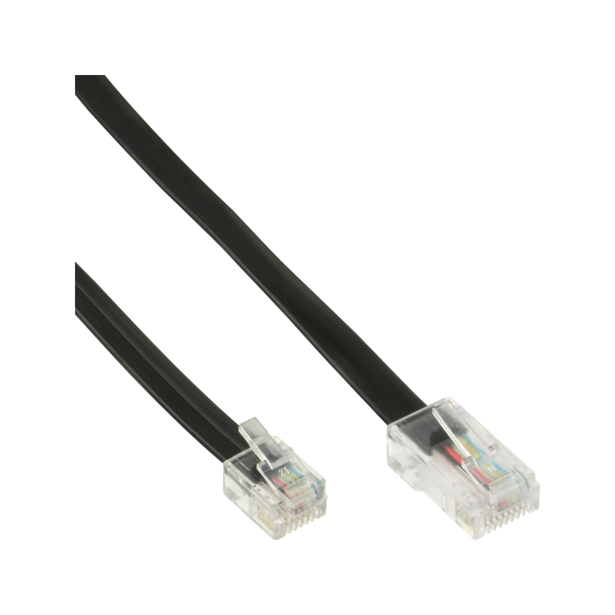 Inline® Modularkabel, RJ45 zu RJ12 Stecker / Stecker, 6-adrig, 6m
