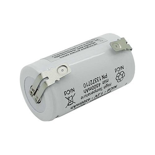 Notleuchtenakku NiCd 1,2V 4500mAh Mono D mit Faston-Anschluss Notleuchtenakku NiCd 1,2V 4500mAh Mono D mit Faston-Anschluss