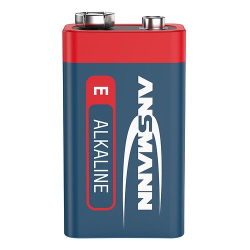 Ansmann Red 9V Block 6LR61 Alkaline Batterie - 5 x 1er Verpackung Ansmann Red 9V Block 6LR61 Alkaline Batterie - 5 x 1er Verpackung