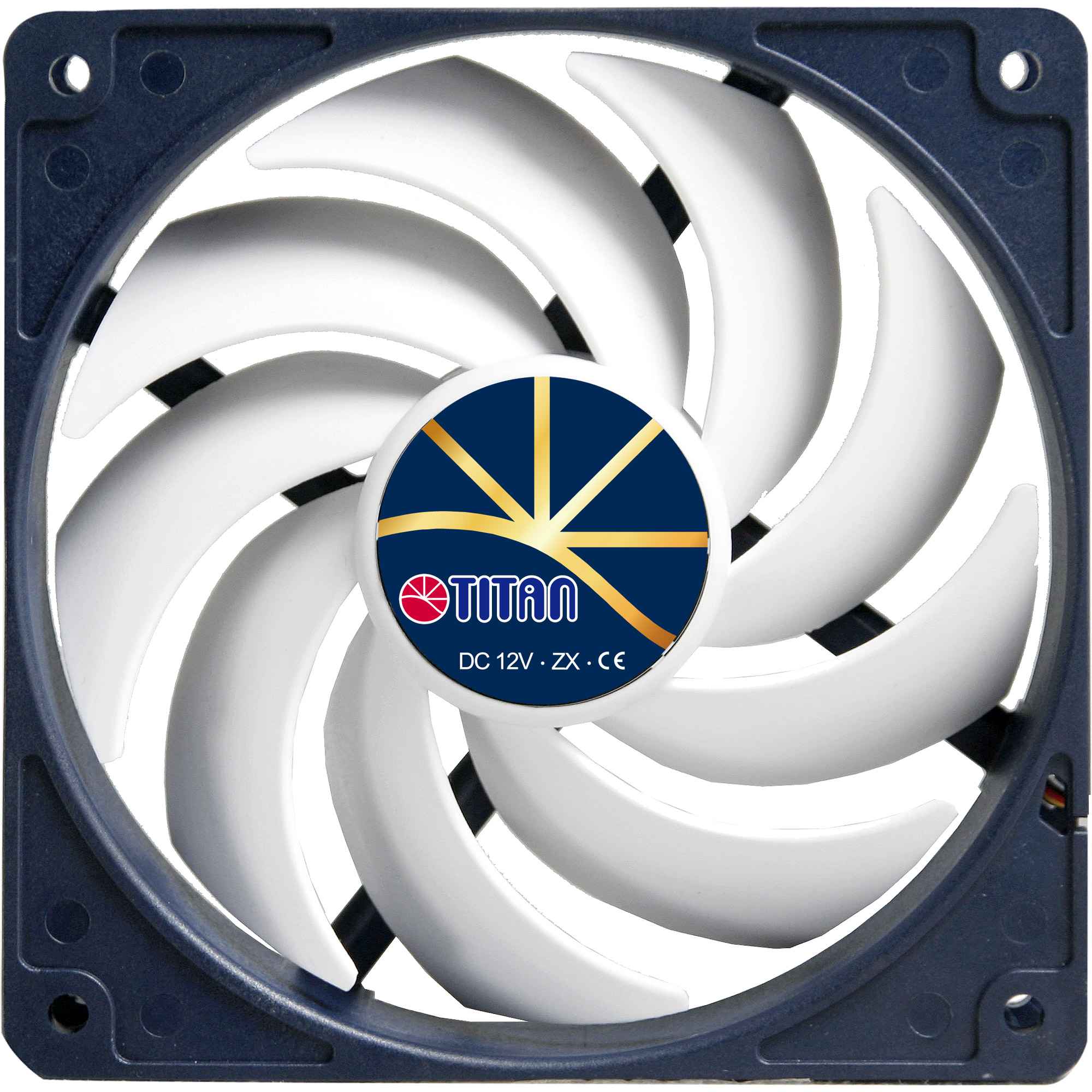 Titan TFD-12025H12ZP/KE(RB) Lüfter 120x120x25mm, Extreme Fan, mit PWM, leise