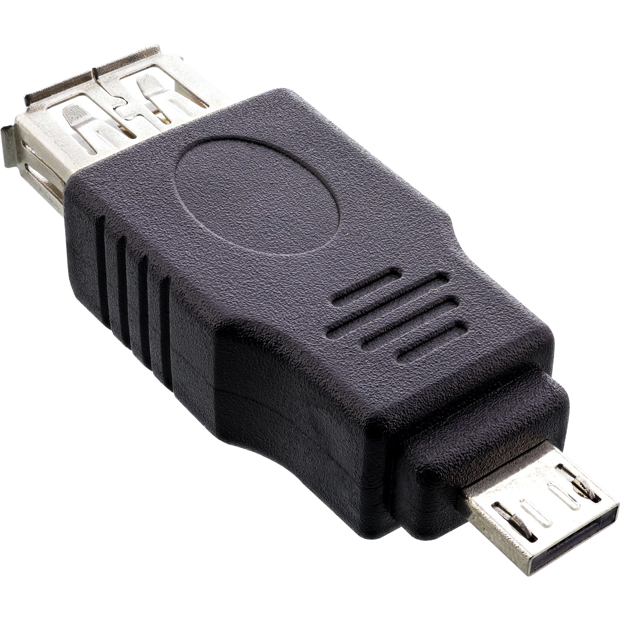 Inline® Micro-USB Adapter, Micro-A Stecker an USB A Buchse