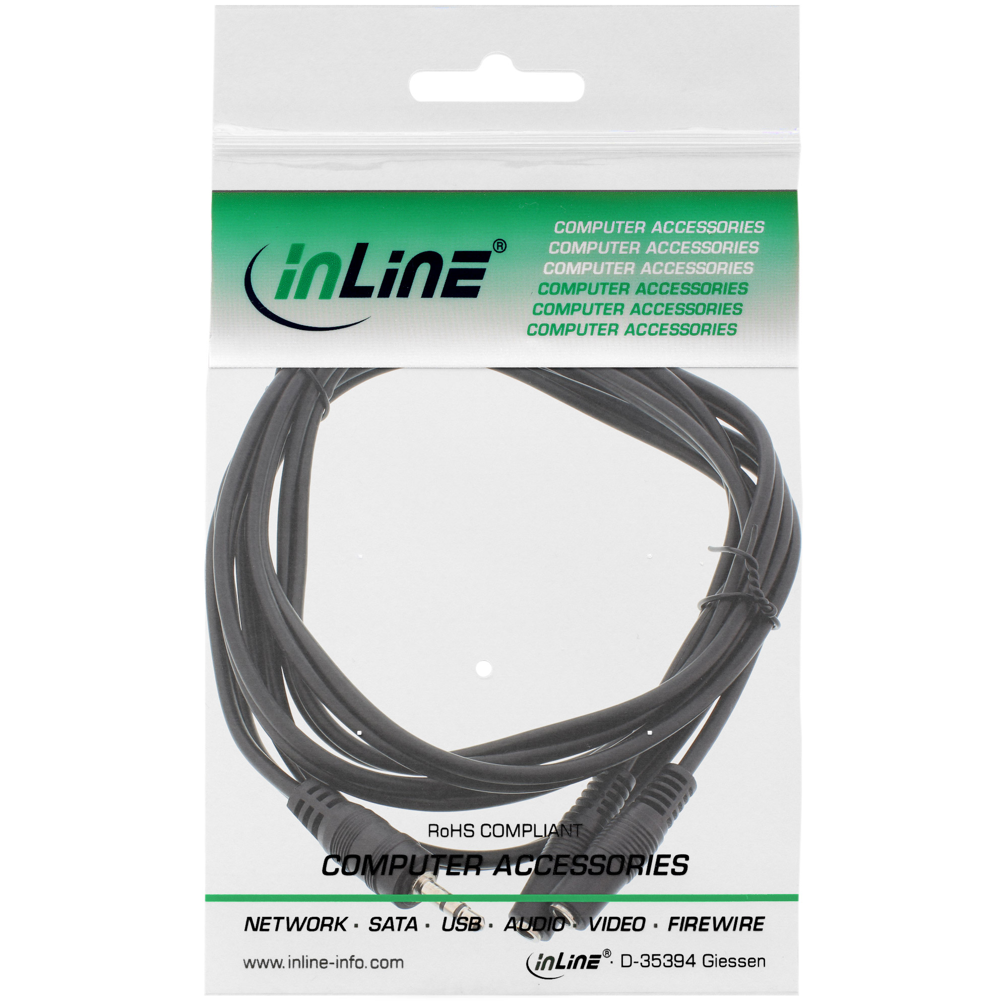 0.2m - Inline® Klinken Y-Kabel, 3,5mm Klinke ST an 2x 3,5mm Klinke BU, Stereo 0.2m - Inline® Klinken Y-Kabel, 3,5mm Klinke ST an 2x 3,5mm Klinke BU, Stereo