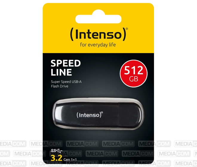 USB 3.2 Stick 512GB, Speed Line, schwarz