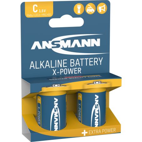 5x2 - Ansmann X-Power Baby C LR14 Alkaline 5x2 - Ansmann X-Power Baby C LR14 Alkaline