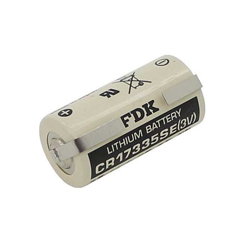 FDK / Sanyo Lithium CR17335SE 2/3A 3V mit Lötfahnen U-Form FDK / Sanyo Lithium CR17335SE 2/3A 3V mit Lötfahnen U-Form