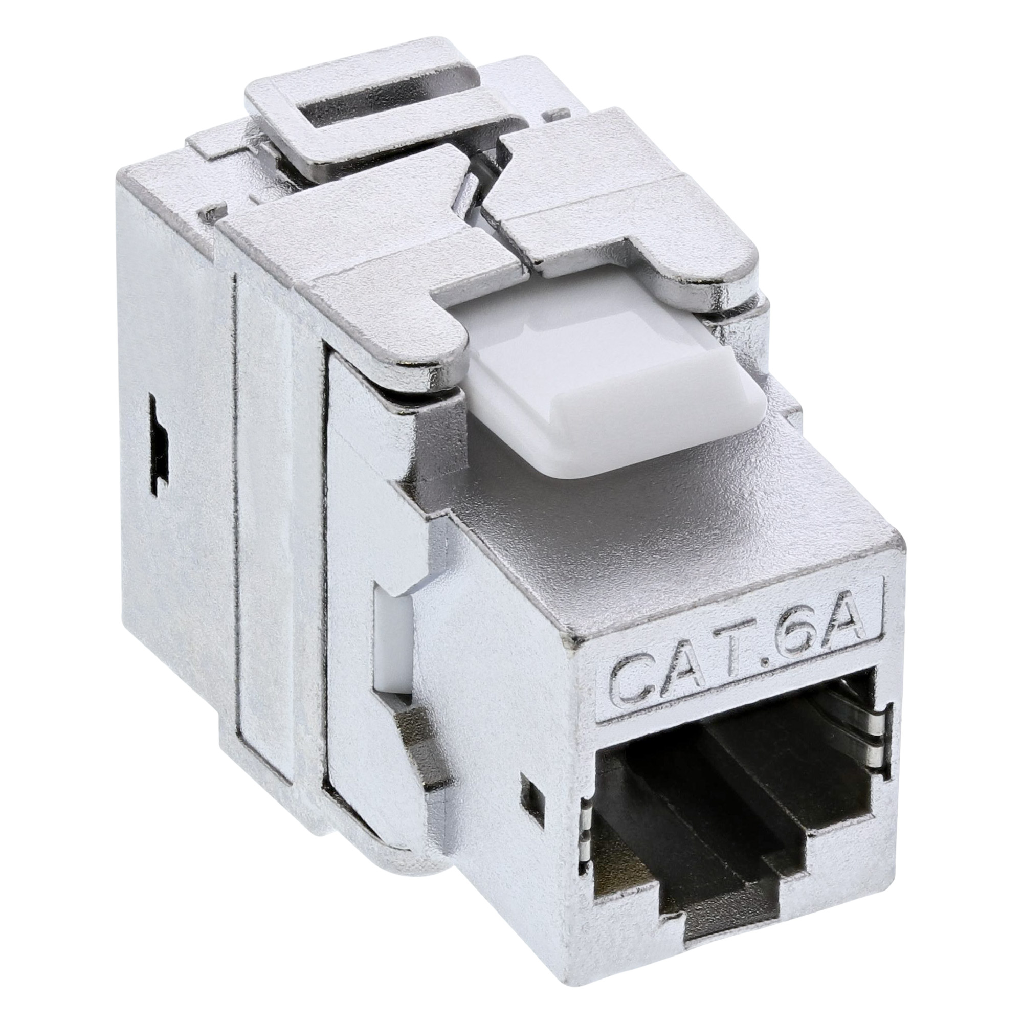 Inline® Premium Keystone RJ45 Buchse / LSA Einsatz, SNAP-In, Cat.6a