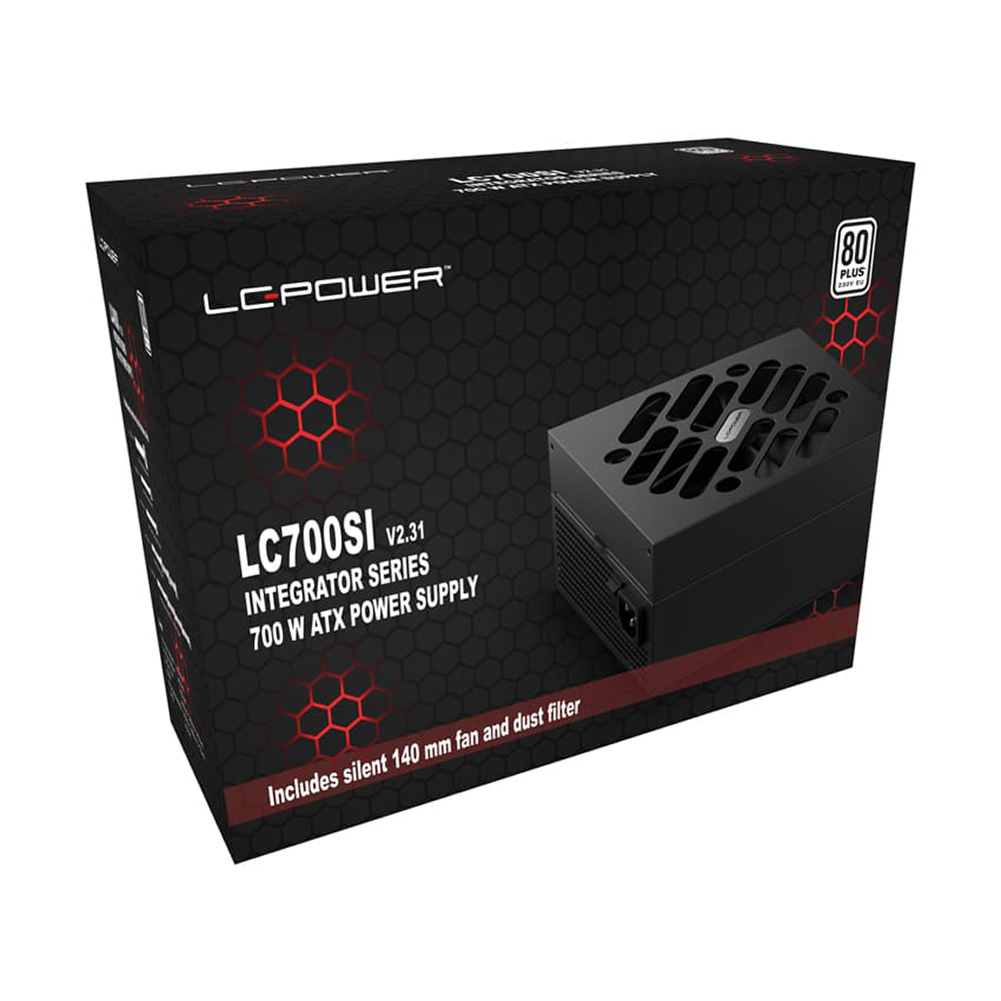 LC-Power LC700SI V2.31, ATX-Netzteil Integrator Serie, 700W, 80 PLUS STANDARD