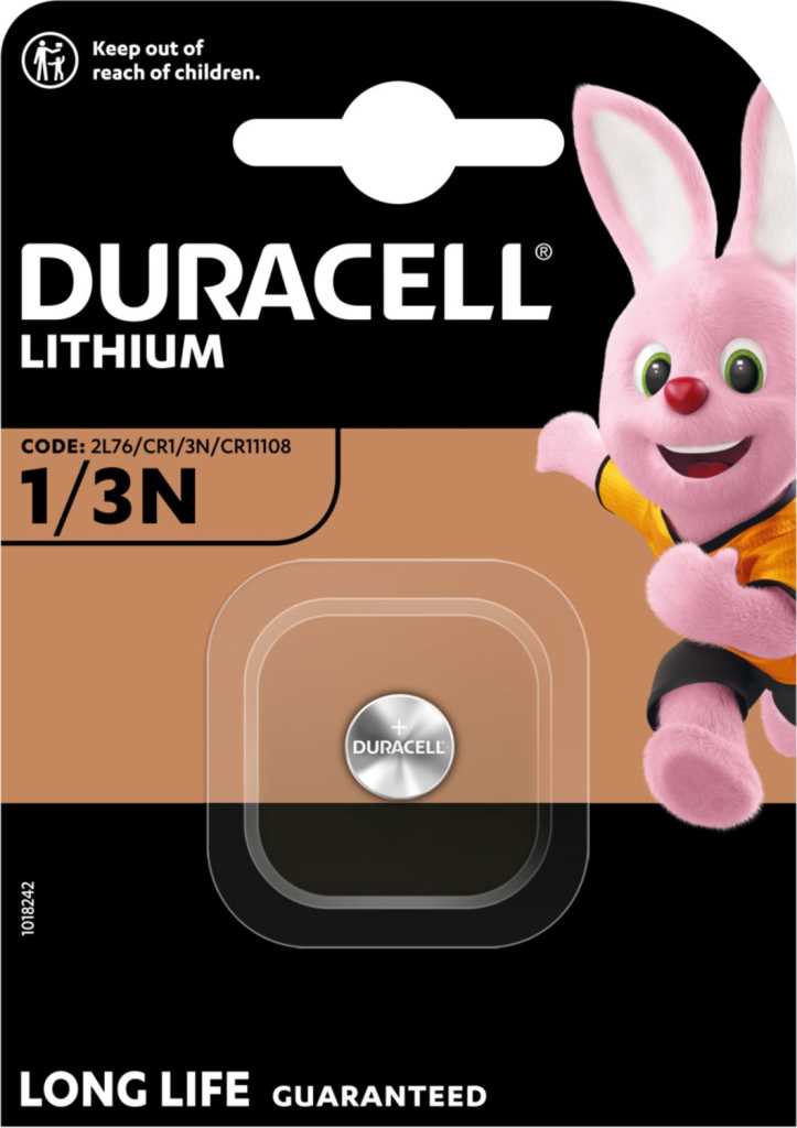 Duracell CR1/3N CR11108 Lithium 3V Batterie - 1er Verpackung