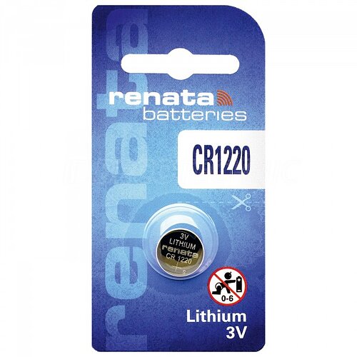 5x Renata CR1220 Lithium Knopfzelle 3V Batterie 