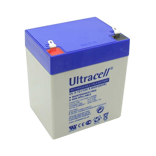 Ultracell UL5-12 12V 5Ah 4,8 mm Faston