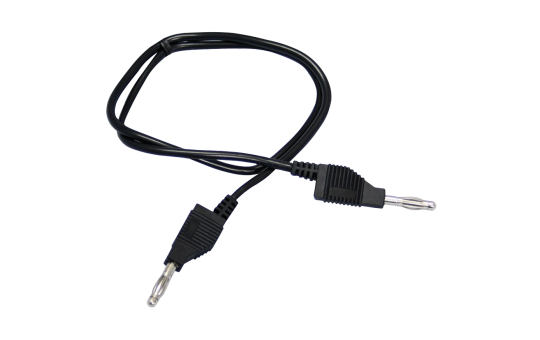 Messleitung McPower, 150cm, schwarz, 1mm², PVC, 2x 4mm Bananenstecker