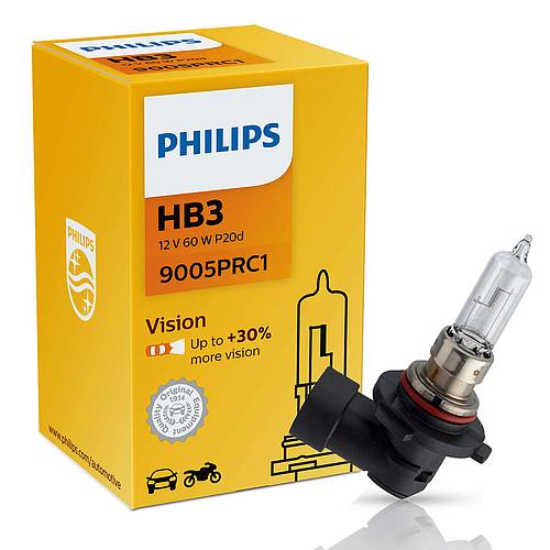 Philips HB3 12V 65W P20d Vision +30% 1 Stück