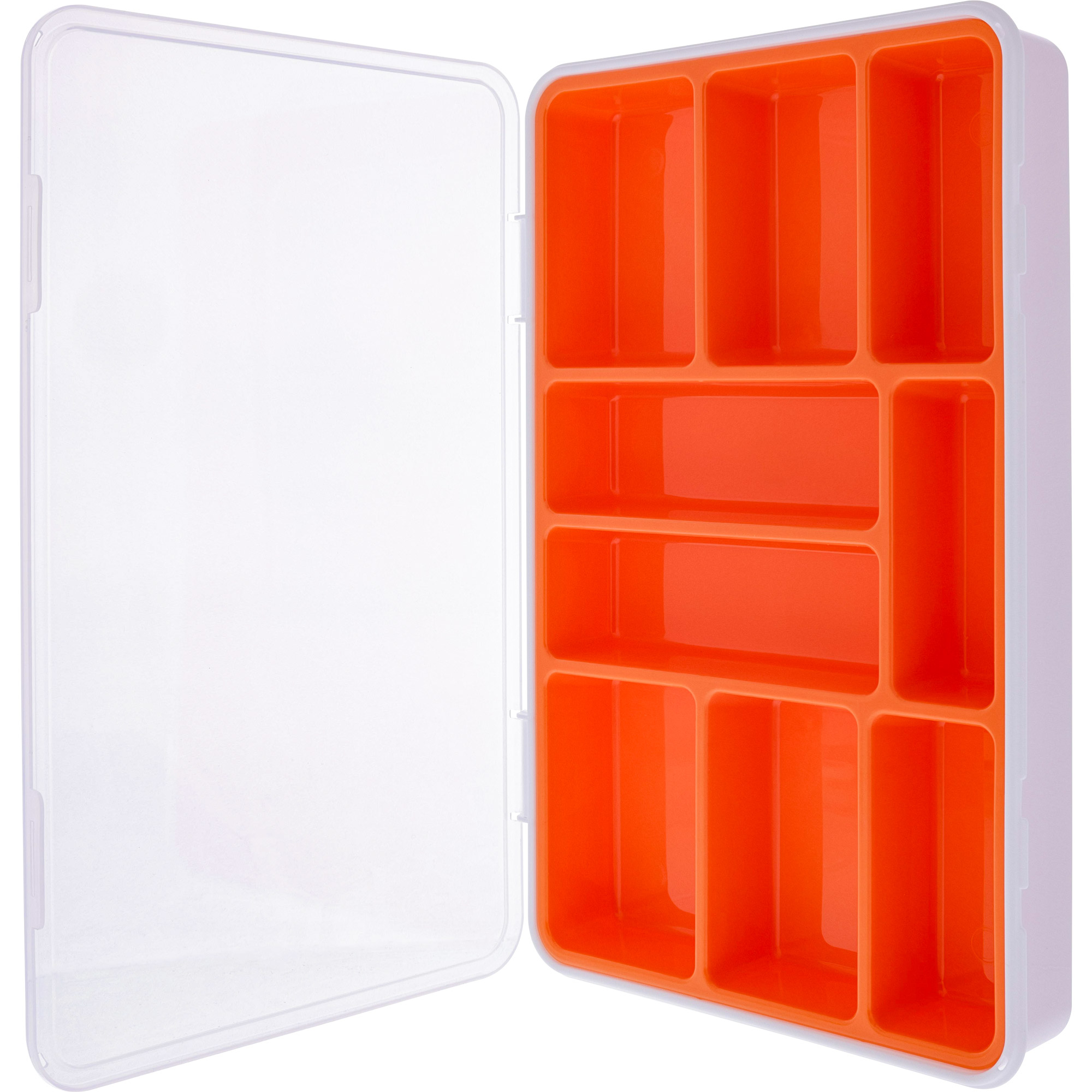 InLine® Kleinteilebox, 9 Fächer, Abmessungen: 290x185x45mm, orange InLine® Kleinteilebox, 9 Fächer, Abmessungen: 290x185x45mm, orange