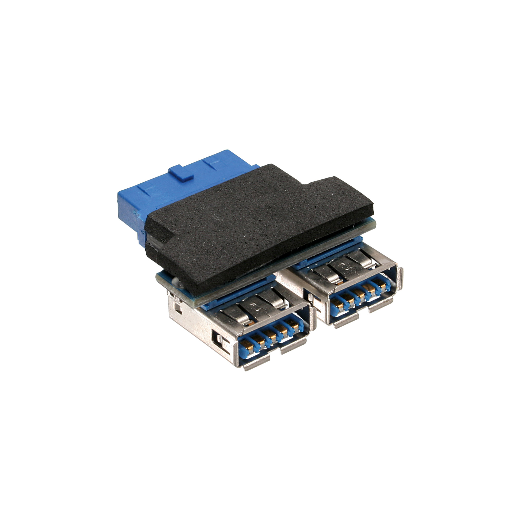 Inline® USB 3.0 Adapter, 2x Buchse A auf Pfostenanschluss Inline® USB 3.0 Adapter, 2x Buchse A auf Pfostenanschluss
