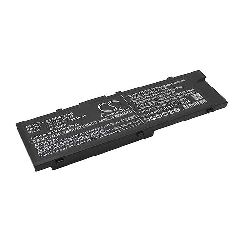 Laptopakku LiIon 11,1V 7900mAh ersetzt Dell MFKVP