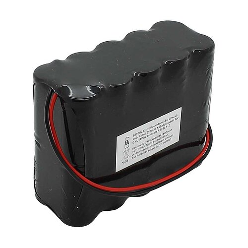 Notleuchtenakku NiCd 24V 1800mAh L2x2x5 Sub-C mit 250mm Kabel passend für G+U RWA Zentrale RZ911A-2