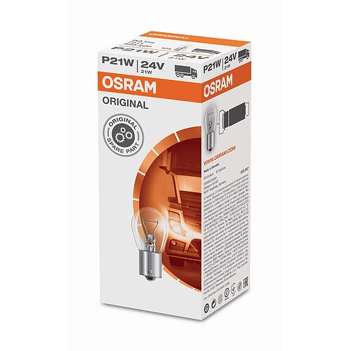 P21W 24V 21W BA15s Original Faltschachtel OSRAM
