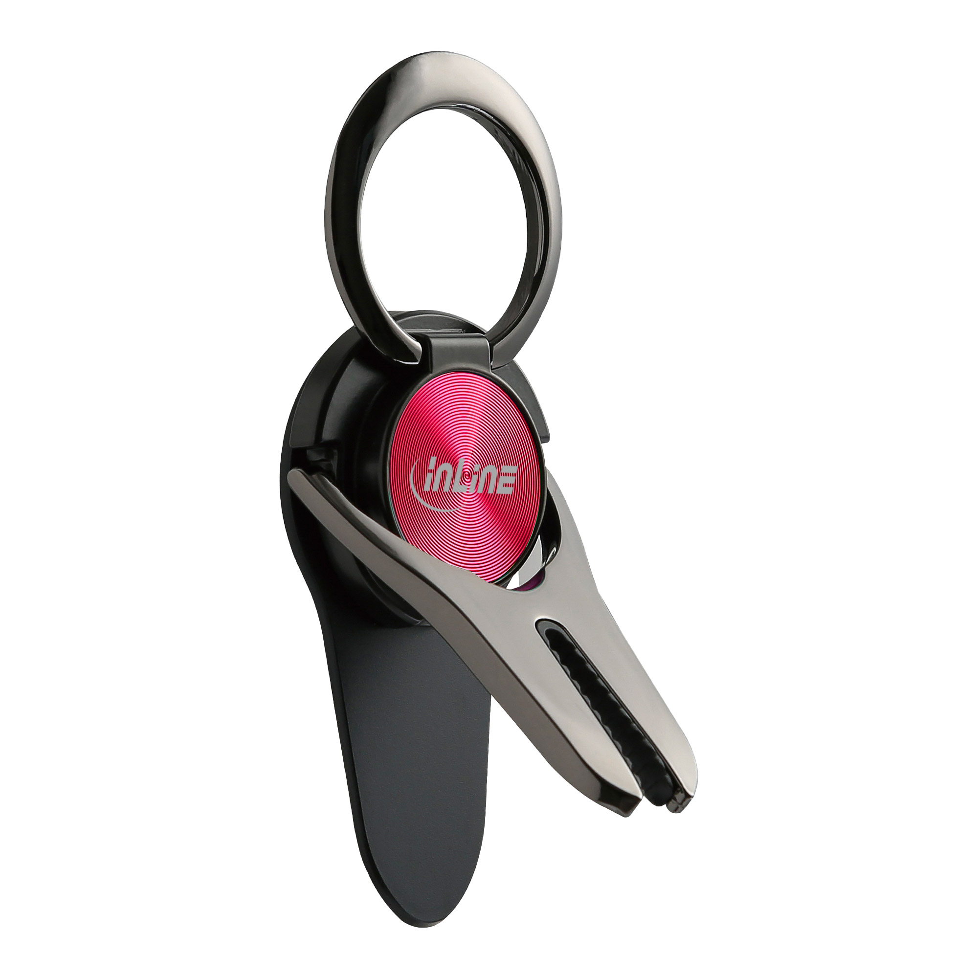Inline® Smartphone 3in1 Smartclip, rot