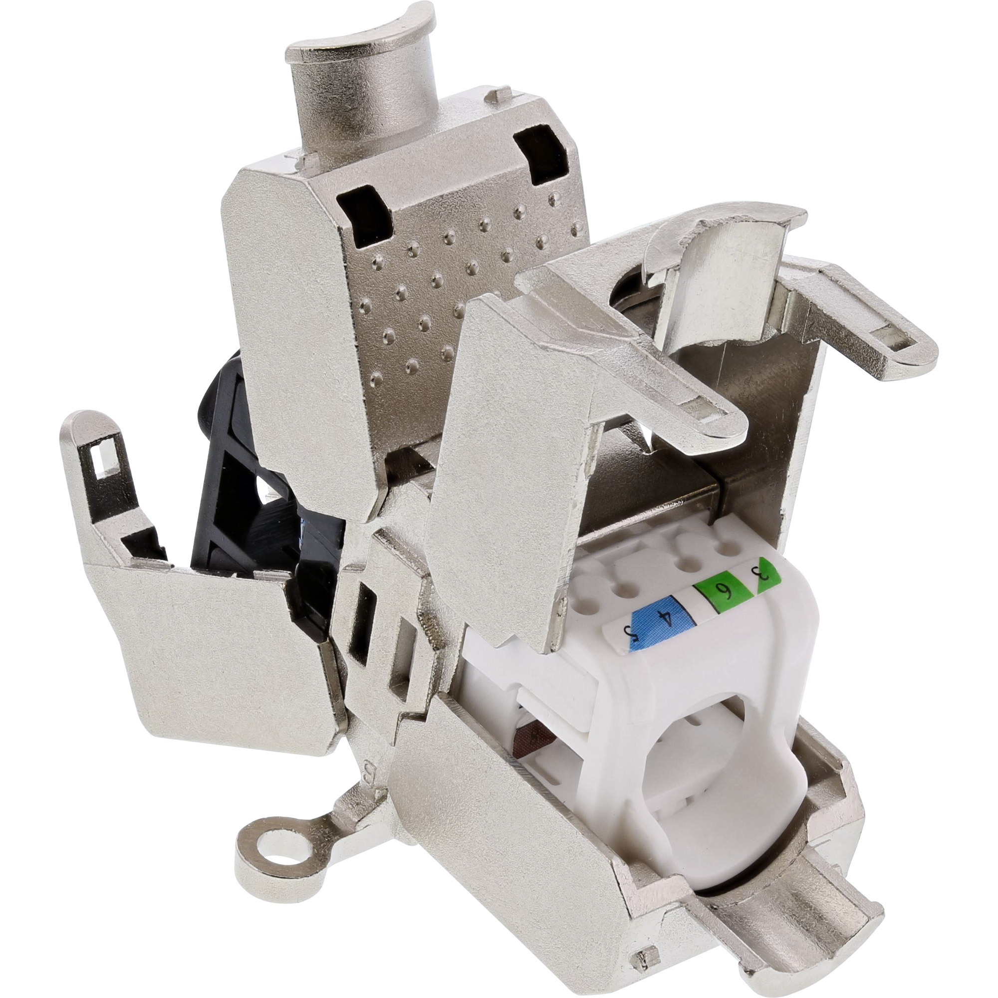 Inline® Kabelverbinder Cat.6A, mit LSA-Technik, geschirmt