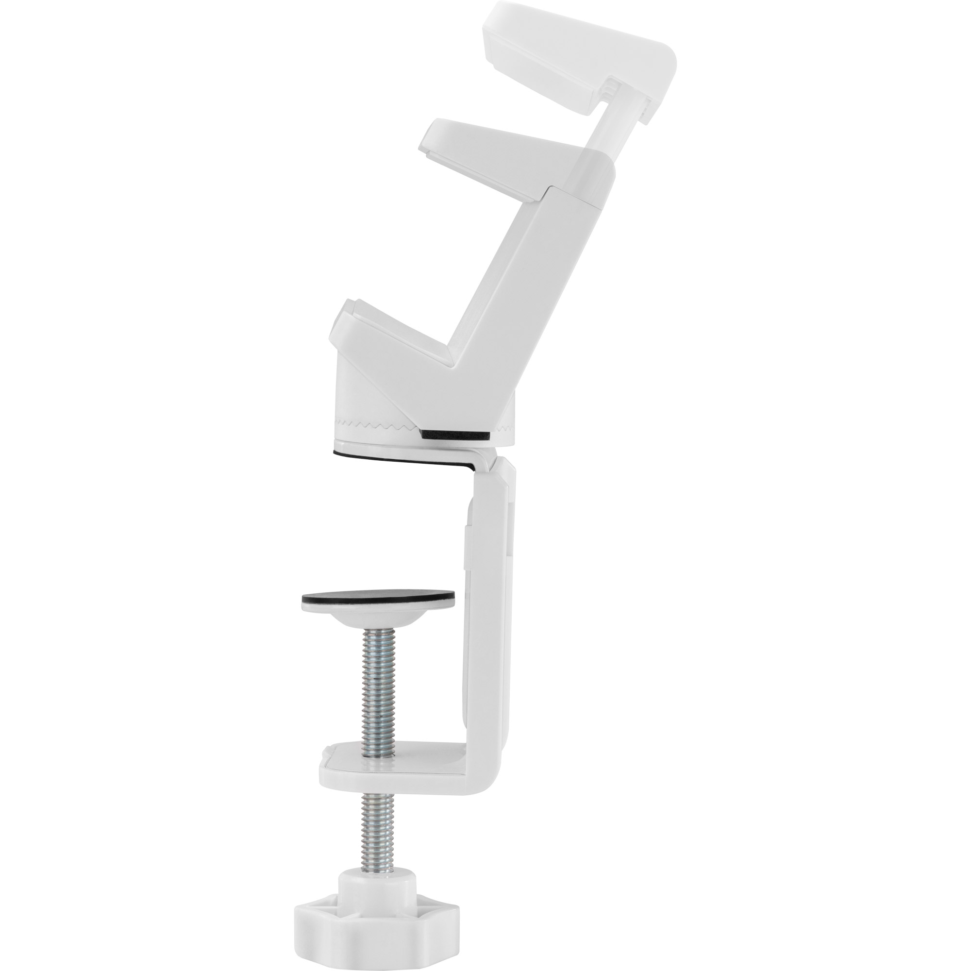Inline® Tischklemme für Steckdosenleiste, drehbar, Schraubklemme, weiß