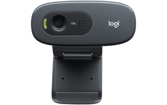 Webcam Logitech ''C270'', HD, 720p, USB, schwarz