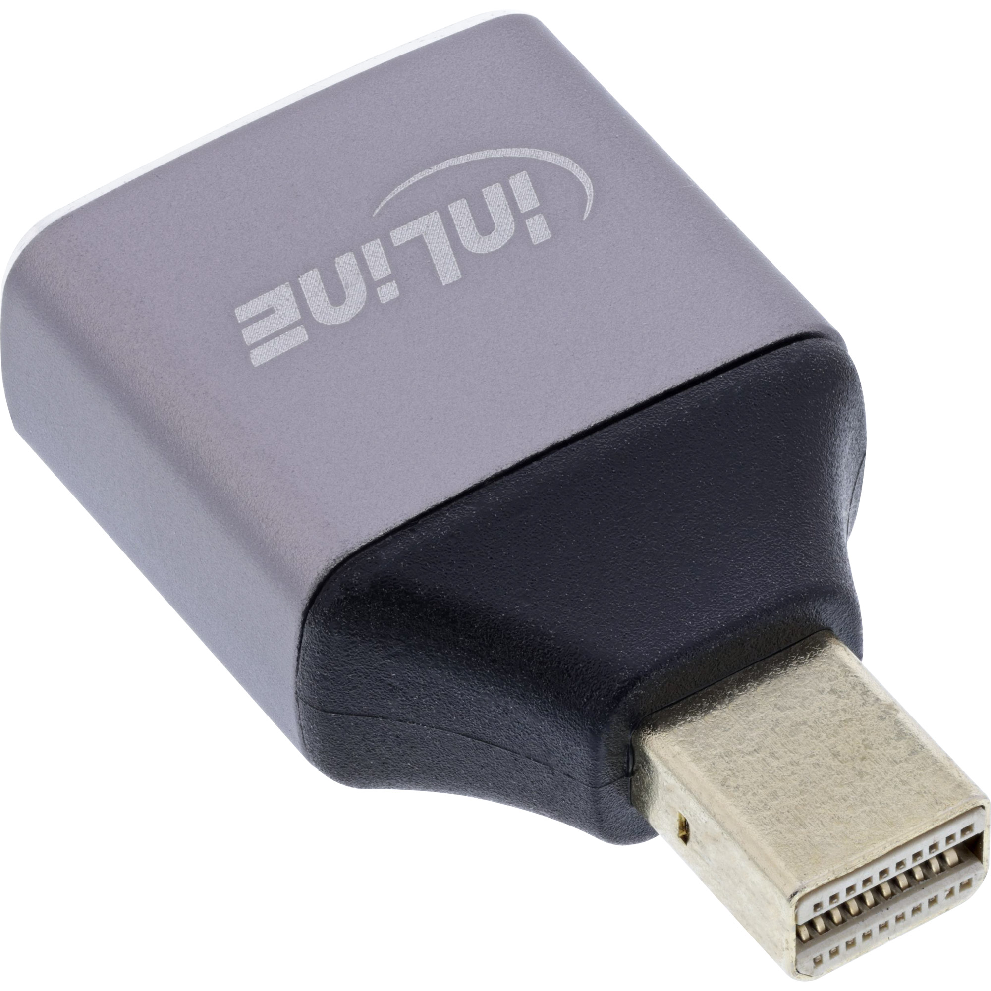 InLine® DisplayPort 1.4 Adapter, DisplayPort Buchse / Mini Displayport Stecker,