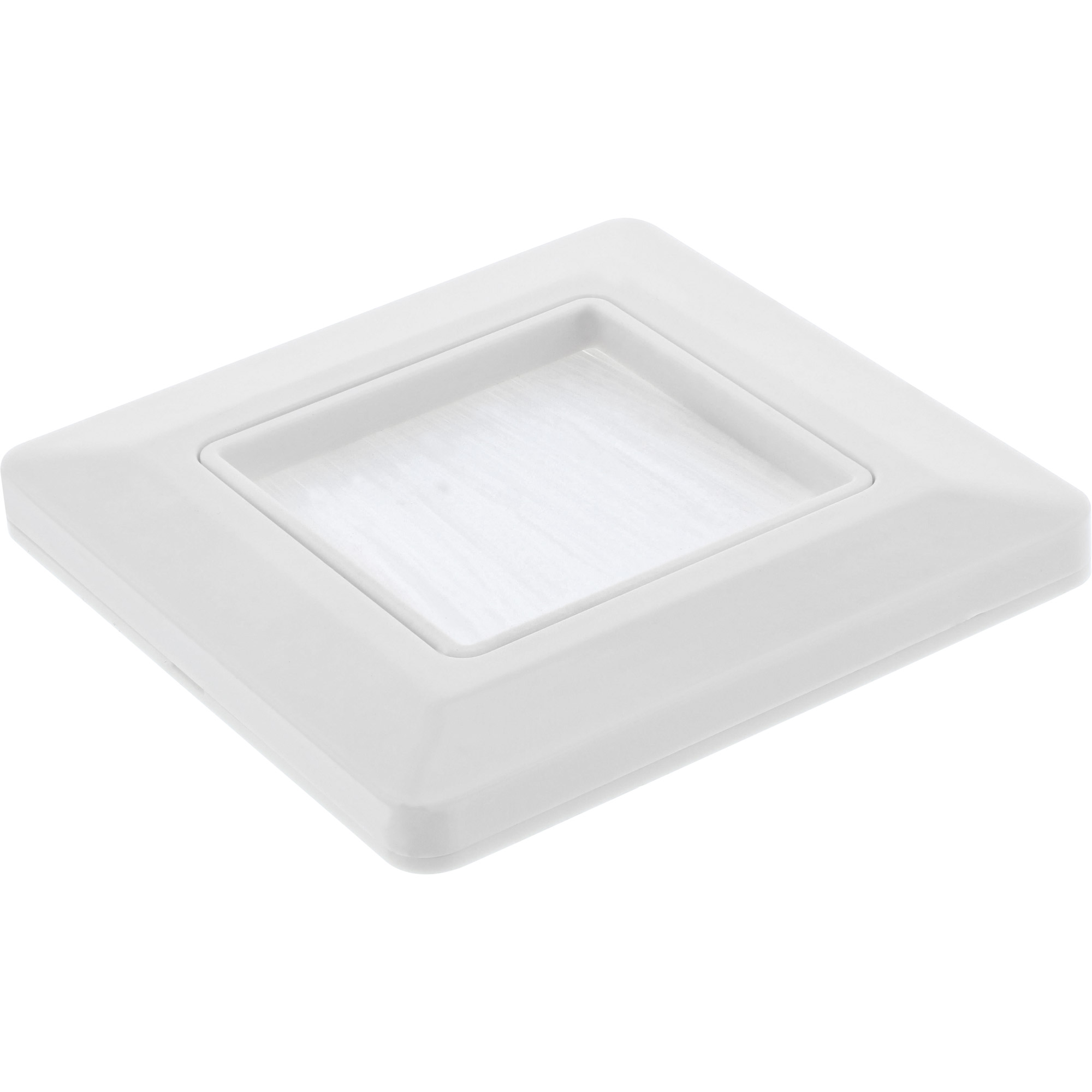 Inline® Rahmen mit Bürstendurchlass, für TV, weiß RAL9010