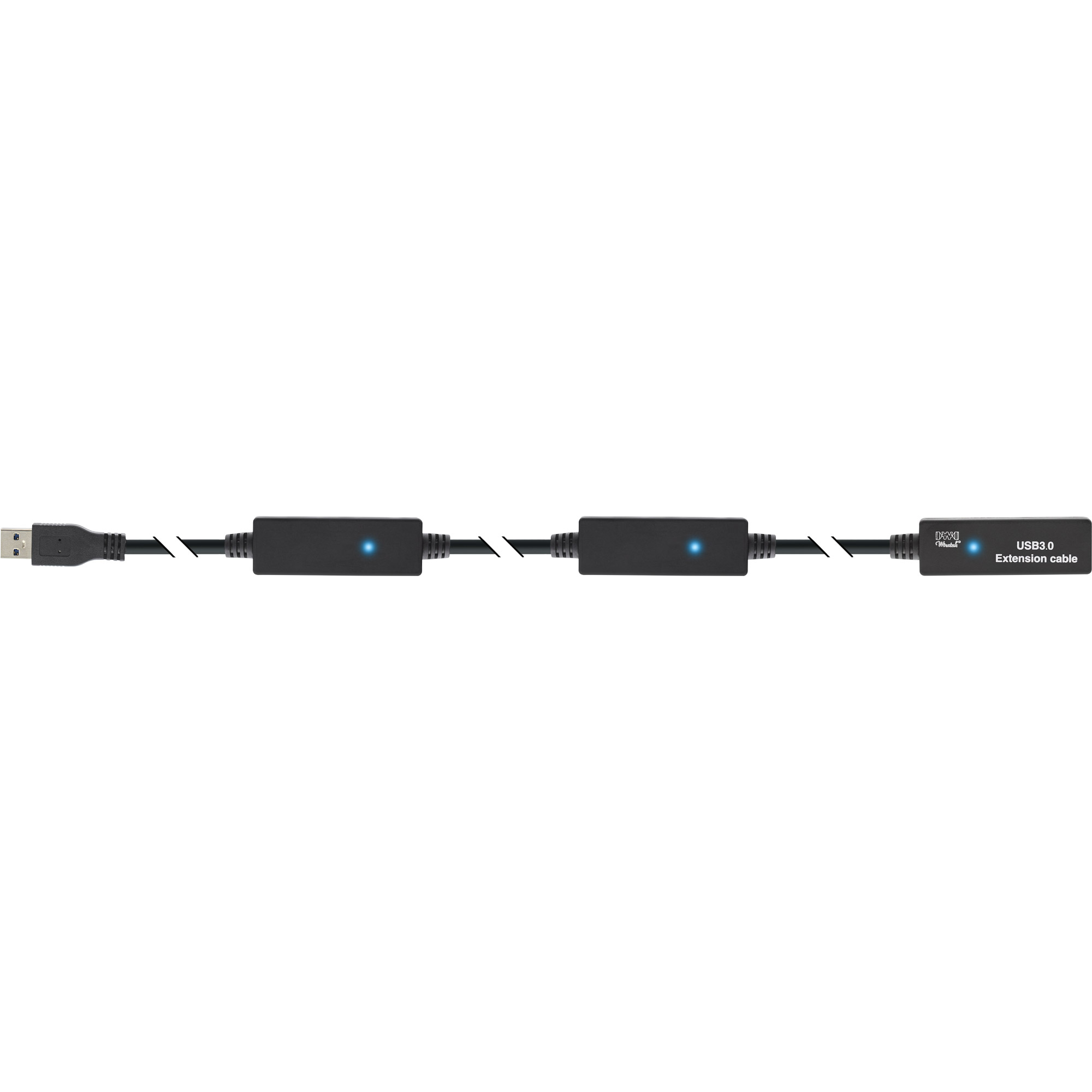 Inline® USB 3.2 Gen.1 Aktiv-VerLängerung, Stecker A an Buchse A, schwarz, 15m Inline® USB 3.2 Gen.1 Aktiv-VerLängerung, Stecker A an Buchse A, schwarz, 15m