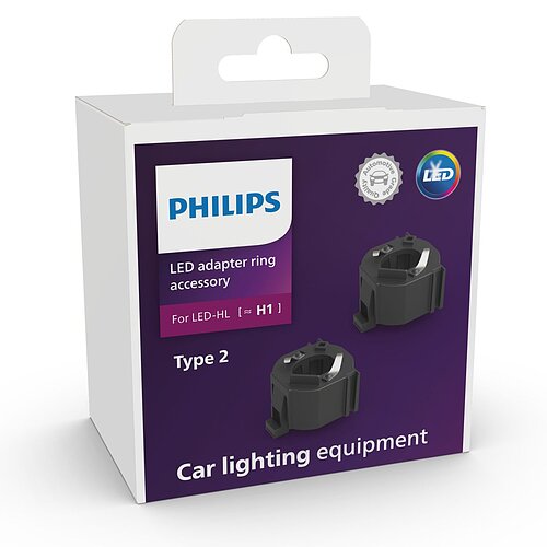 Philips LED Connector rings Type 2 Adapter-Ringe H1 2 Stück