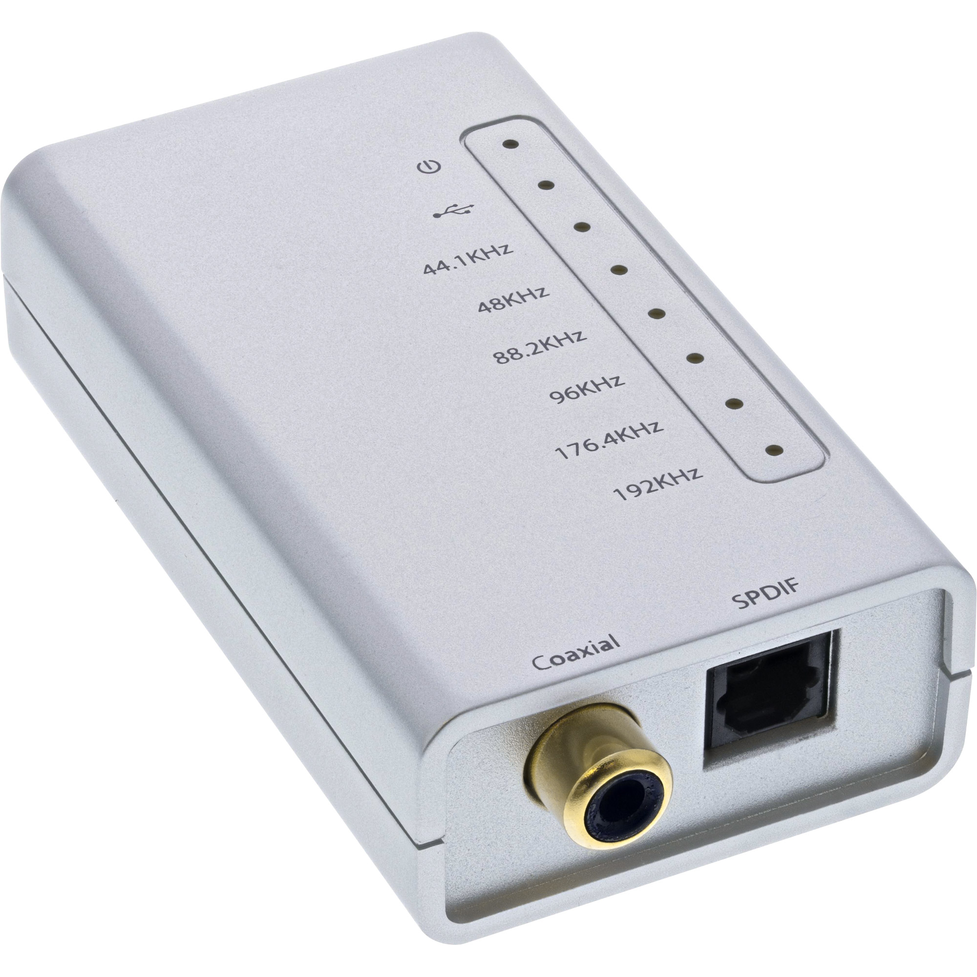 Inline® USB HD Audio Adapter, USB Hi-Fi zu Digital Coax/Toslink/I2S Konverter