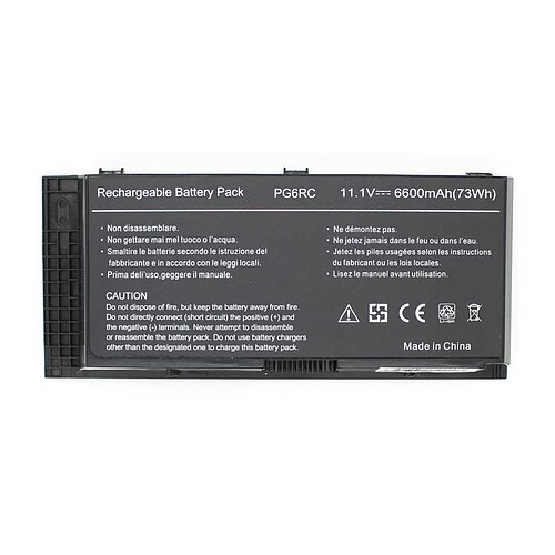 Laptopakku LiIon 11,1V 6600mAh passend für Dell Precision M4600