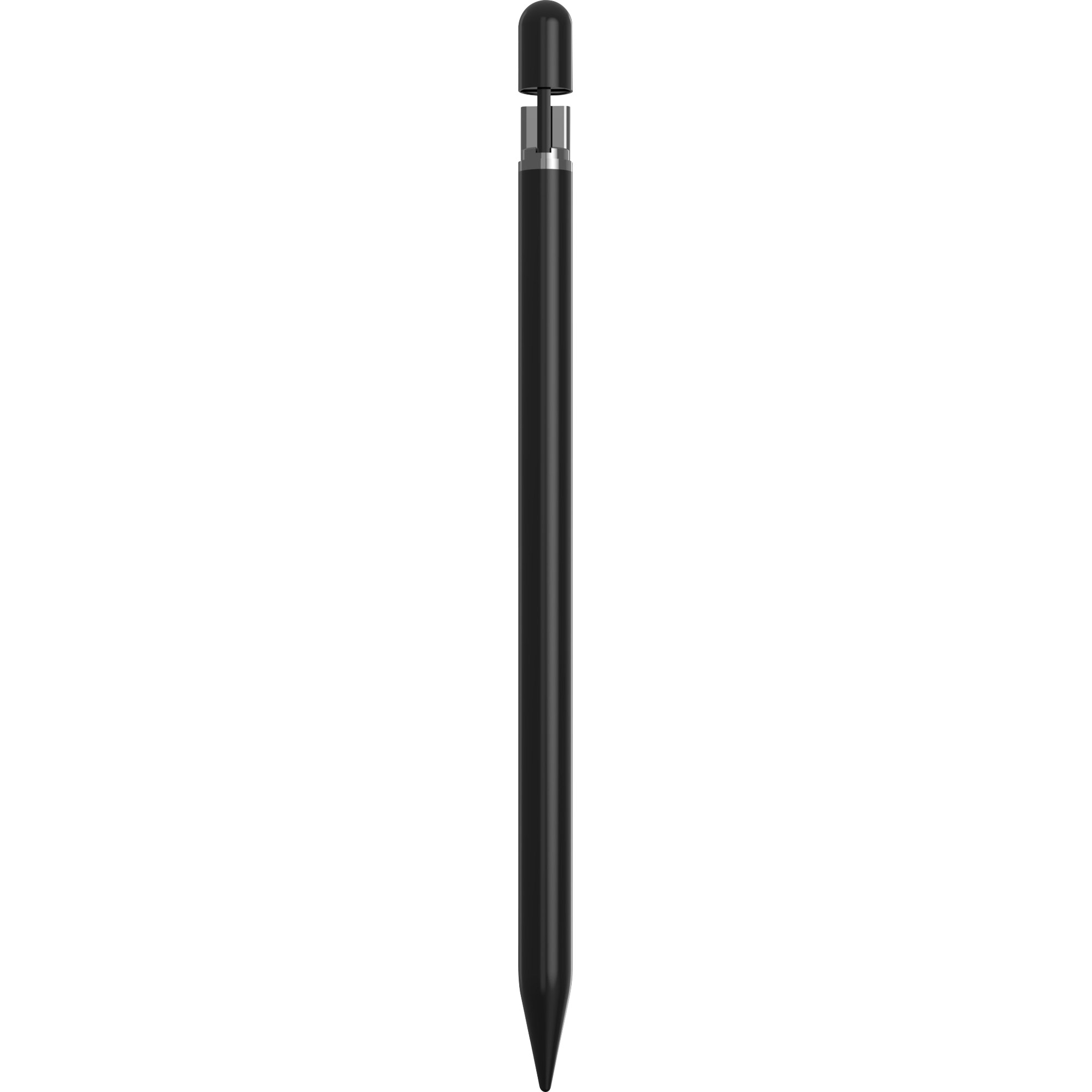 InLine® Stylus, Tabletstift für Apple iPads, mit Akku, USB-C, schwarz
