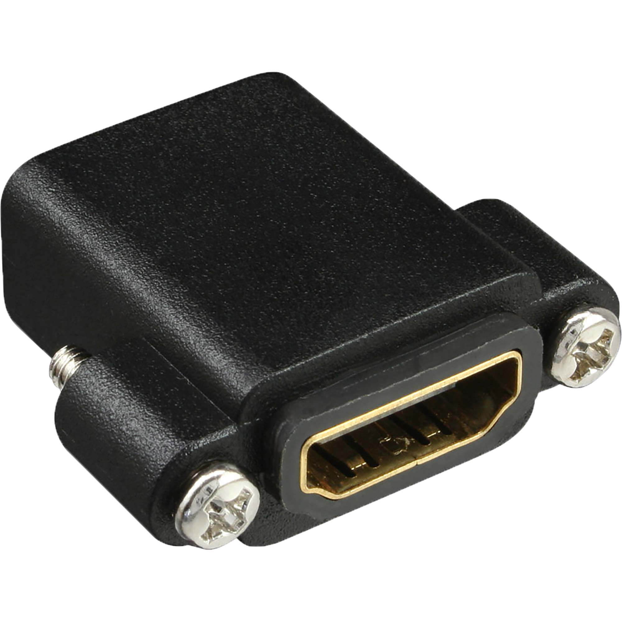 Inline® HDMI Adapter zum Einbau mit Gewinde, A Buchse/Buchse,vergoldete Kontakte Inline® HDMI Adapter zum Einbau mit Gewinde, A Buchse/Buchse,vergoldete Kontakte