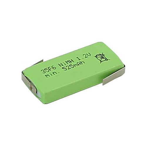 Prismatischer NiMH-Akku 1,2V 550mAh mit Lötfahnen Z-Form passend für HF-C1U, H3/5F6S Prismatischer NiMH-Akku 1,2V 550mAh mit Lötfahnen Z-Form passend für HF-C1U, H3/5F6S