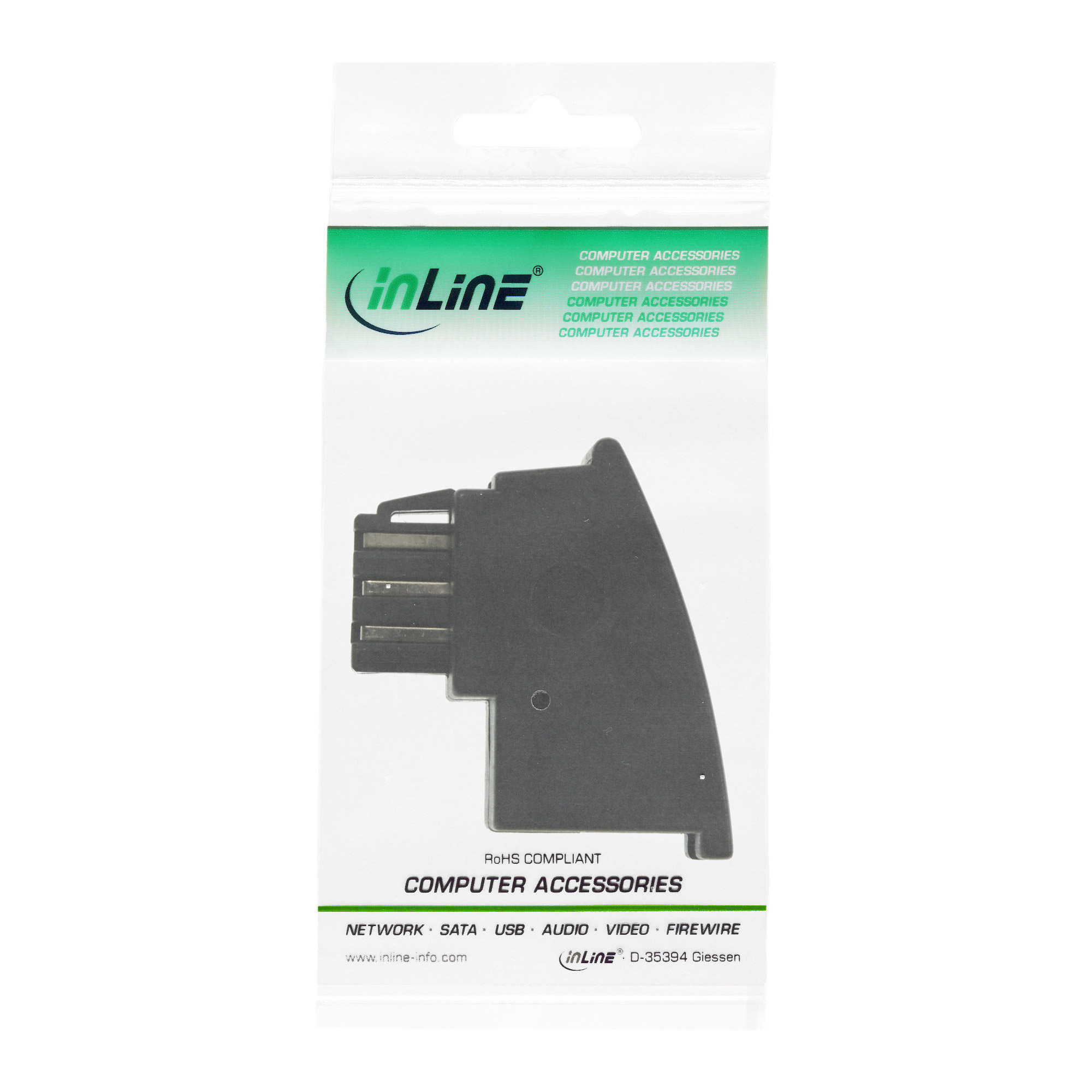 Inline® TAE-F Adapter, TAE-F Stecker auf RJ11 Buchse, für Siemens, Telekom usw. Inline® TAE-F Adapter, TAE-F Stecker auf RJ11 Buchse, für Siemens, Telekom usw.