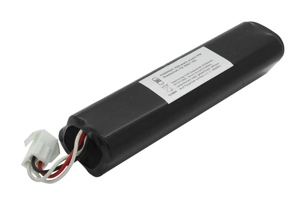 Akkupack NiMH 9,6V 4500mAh ersetzt PM Atemschutz PA-A867-NG Akkupack NiMH 9,6V 4500mAh ersetzt PM Atemschutz PA-A867-NG